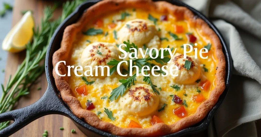 Sweet and Savory Pie Iron Cream cheese