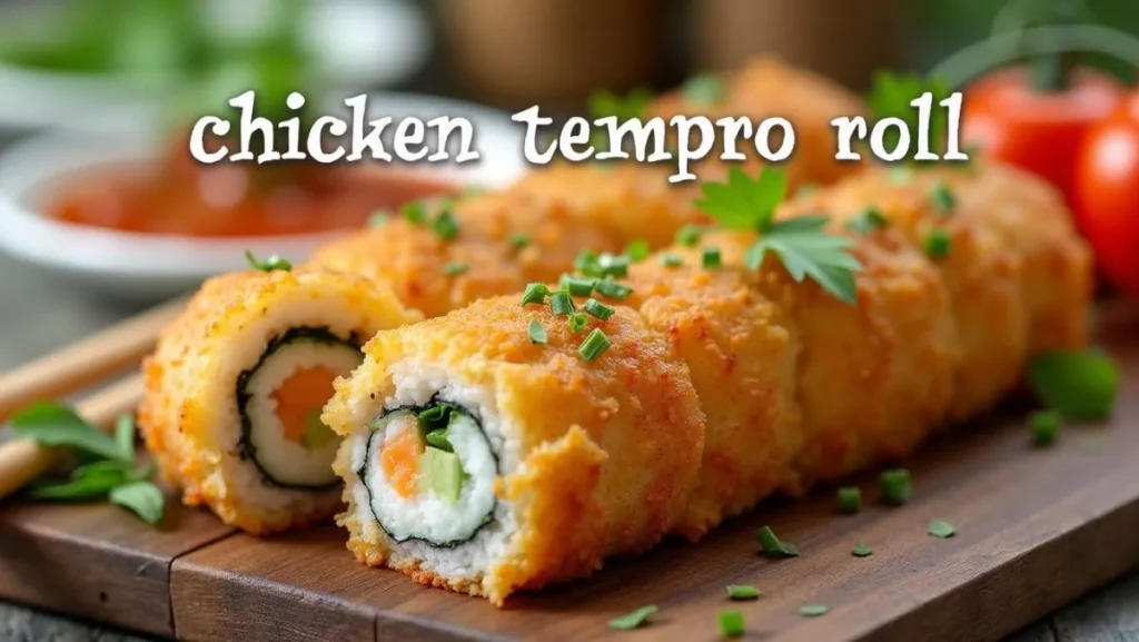 chicken tempura roll recipes