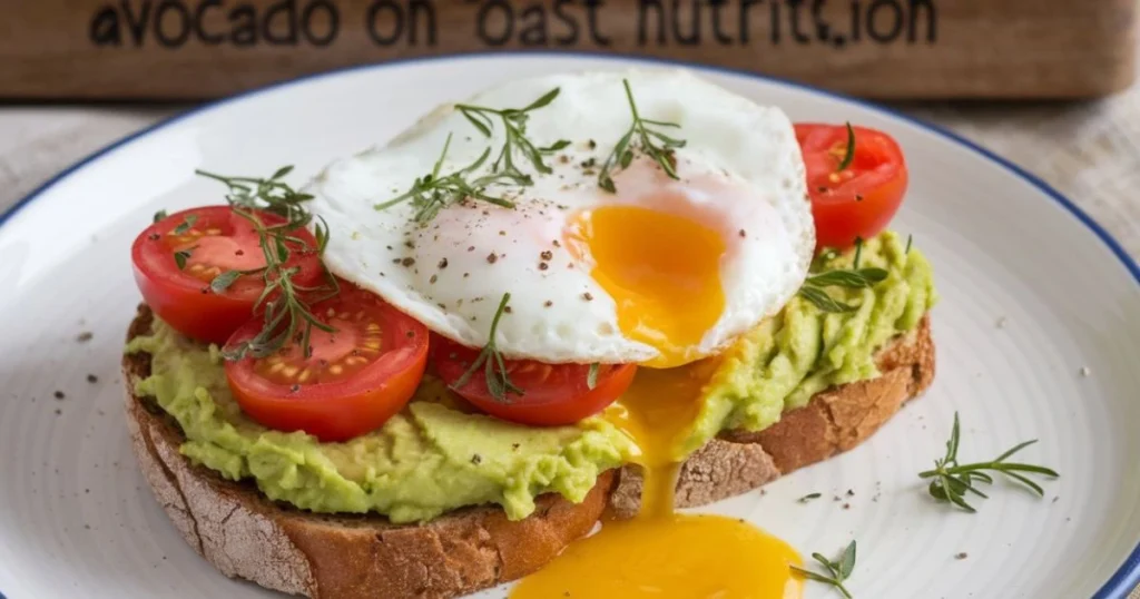 Avocado on toast nutrition