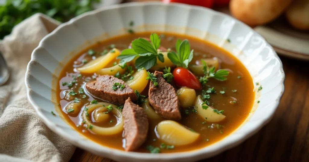  Soup Using Leeks and Beef