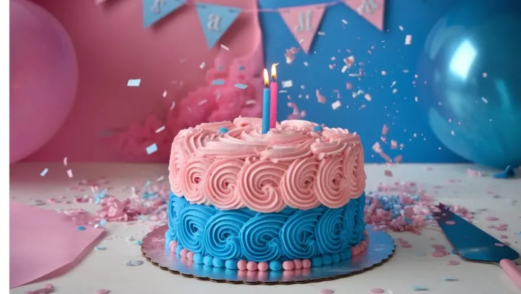  the Perfect Gender Reveal Cake