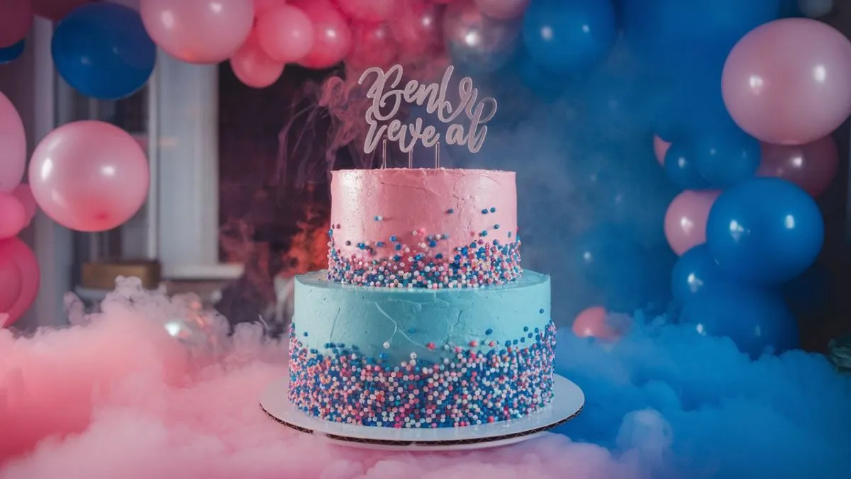 the Perfect Gender Reveal Cake